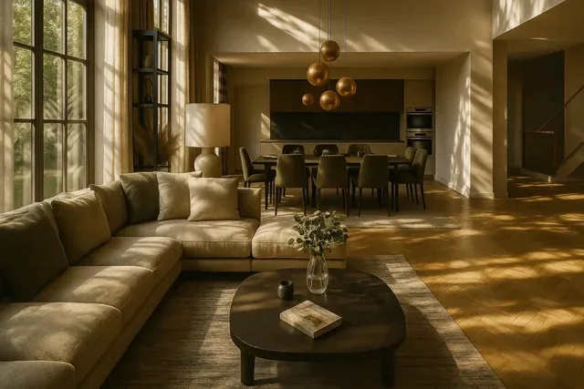 Architecture d'intérieur luxueuse à Genève